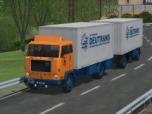 Volvo F88 + Anhänger mit Koffe
