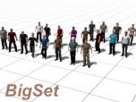 Big Set - M�nnliche Passanten 