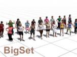 Big Set - Weibliche Passantinn