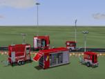 Feuerwehr-Anh�nger mit Netzers