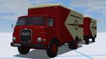 MAN 415F + Anh�nger / M�belkof