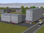 Stadt-Krankenhaus mit Haupt- und Nebengeb�ude
