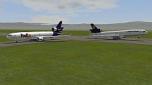 Sparset Flugzeug MD11-F (FedEx