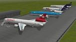 Grosses Sparset Flugzeug MD11 (FedEx,LH-Cargo/KL...