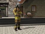 Feuerwehrm�nner mit Atemschutz