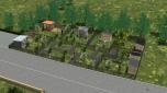Gartenh�user in vier verschied