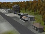 Betonwerk in dunkler Ausführun