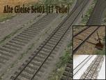 Alte Gleise und Stellhebel Set