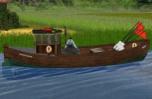K�sten-Fischerboot mit Zubeh�r