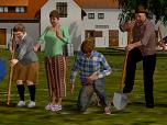 Menschen bei Gartenarbeit Set 