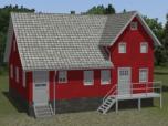 Set Einfamilienh�user im Schwedenstil