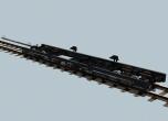 Rollwagen f�r Meterspur, beladbar 