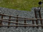 600mm Feldbahnweiche (EW 19° r