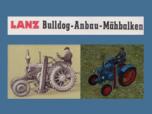 M�hbalken f�r Lanz Bulldog