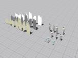 Maler Set: 7 Figuren und 30 Ob