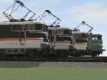 SET de 4 locomotives BB 9200 d