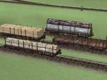 Rungenwagen Set 2 der s�chsischen Schmalspurbahn...