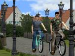 Fahrradfahrer (m) animiert in