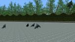 Vogel-Set 1, animierte Kr�hen