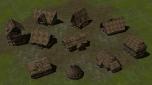 Mittelalterliche Holzgeb�ude -