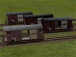 gedeckte G�terwagen, Schmalspu
