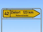 Wegweiser der BRD aus der Zeit