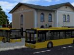 MAN Lions Citybus Zweitürer Gelb