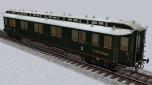 4-achsiger Schlafwagen der KPE
