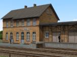 Bahnhof und Dienstgeb�ude  aus