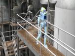Arbeitsroboter, animiert in 5 