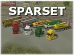 LKW und Sattelauflieger im 20-teiligen Sparset a...