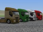 LKW Iveco Stralis Sattelzugmaschinen im 4er Set