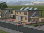 Häuser Set mit Solar-Technik