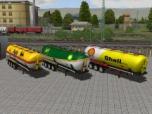 3-Achsige Kraftstoff-Tank-Satt