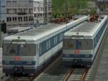 2 Triebwagen-Einheiten der Bau