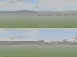 Vier Horizonte 360� mit verschiedenen Panoramen