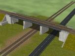 Zweigleisige Eisenbahnbr�cke (