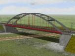 Zweigleisige Stabbogenbr�cke 