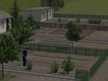Gartenbeete, -wege und -zäune