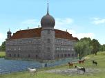 Wasserschloss in drei Variante