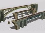 Zwei Eisenbahnbr�cken und ein 