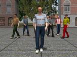 M�nner gehend Set 1