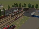 Lagerhäuser für Bahn oder Sped