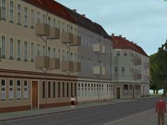 Bennrather Stadth�user, Erstes Baulos