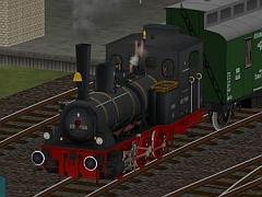 Dampflok BR 89.7166 der DRG (Variante der Preu�ischen T3)