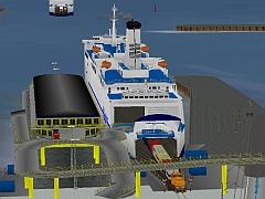 Eisenbahnf&auml;hrschiff FMS "SASSNITZ II" - TS-Line (EEP 5 Plugin 5 / EEP 6) (CS2417 )