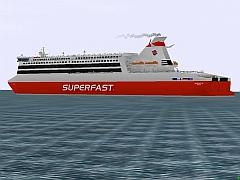 Autof&auml;hrschiff "FMS Superfast VIII" der Superfast-Reederei<br />(ab EEP 2.43) (CS2421 )