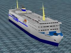 Eisenbahnf&auml;hrschiff FMS "Svealand" - TS�LINE (EEP 5 Plugin 5 / EEP 6) (CS2427 )
