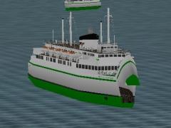 Eisenbahnf&auml;hrschiff FMS "Deutschland" der DB (EEP5 Plugin5 / EEP6) (CS2435 )