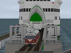 Eisenbahnf&auml;hrschiff FMS "Theodor Heuss" der DB (EEP5 Plugin5 / EEP6) (CS2437 )